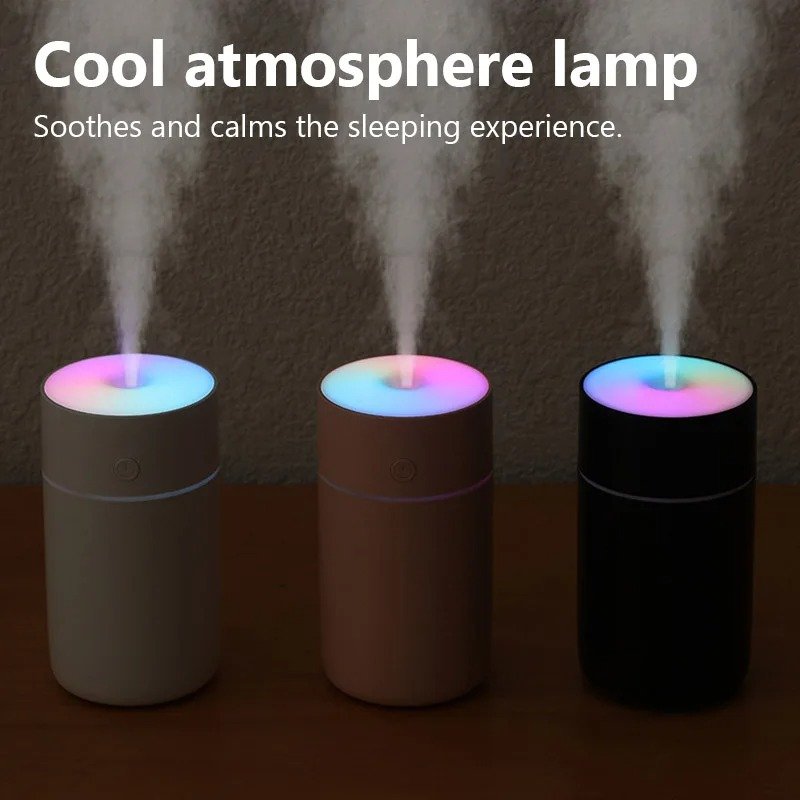 Air Humidifier Essential Oil Aroma Diffuser Nozzle With Coloful LED Light - Image 2