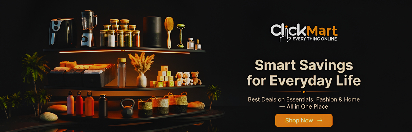website banner 1 click mart